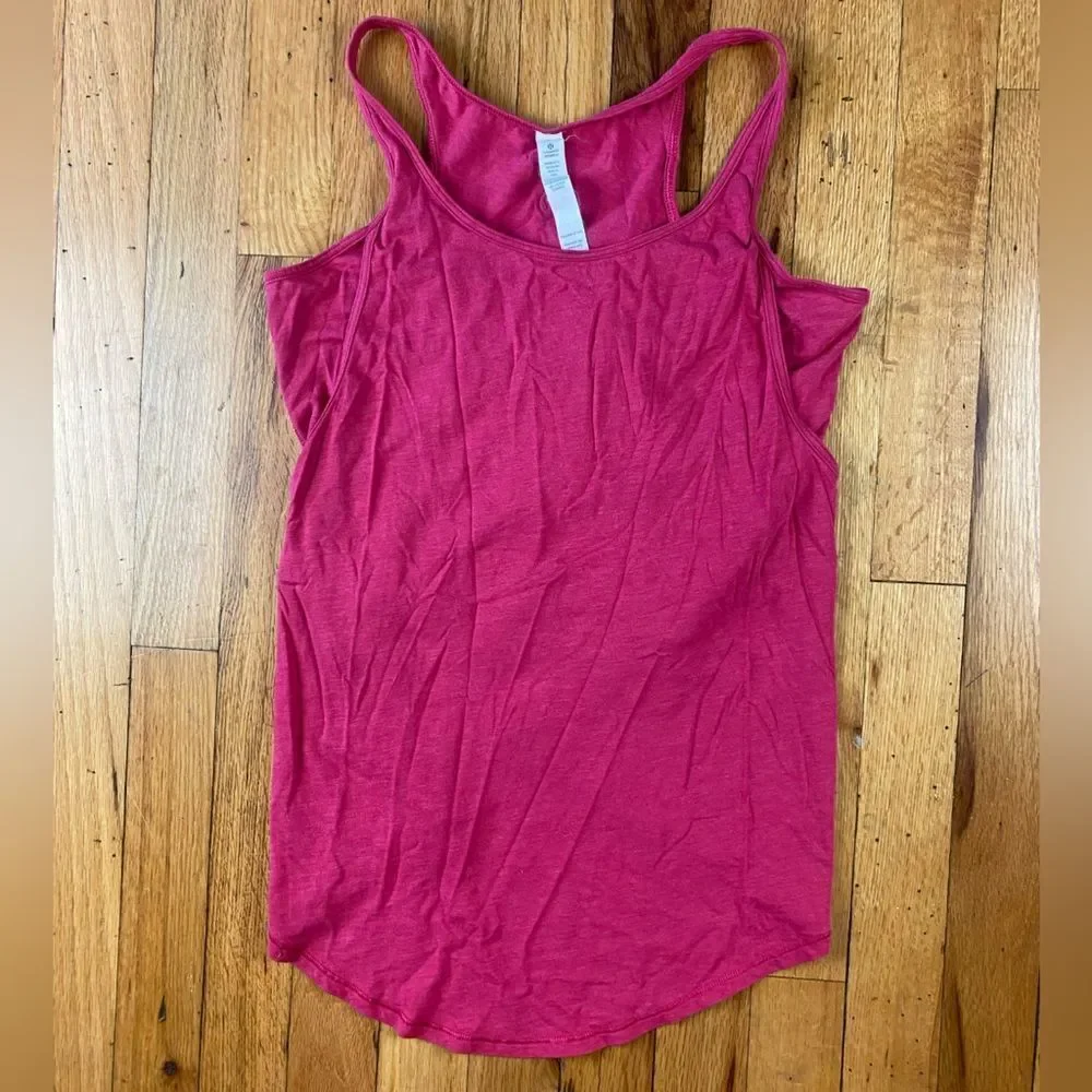 🪦Lululemon Vita Racer Tank Heathered Bumble Berry size 6